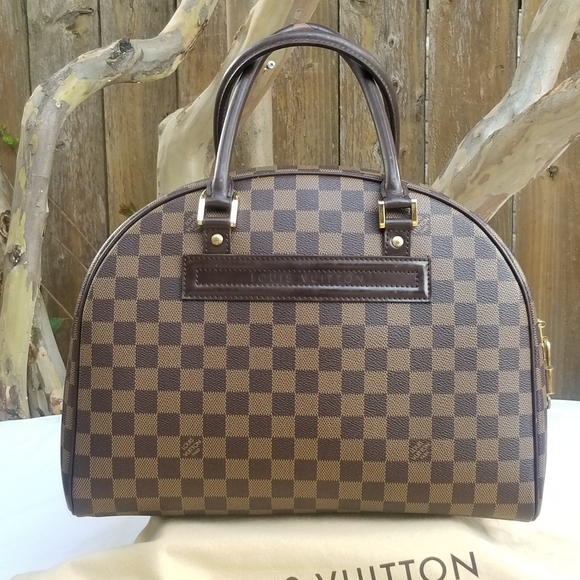 *SOLD*Louis Vuitton damier ebene Nolita  handb - Picture 1 of 16